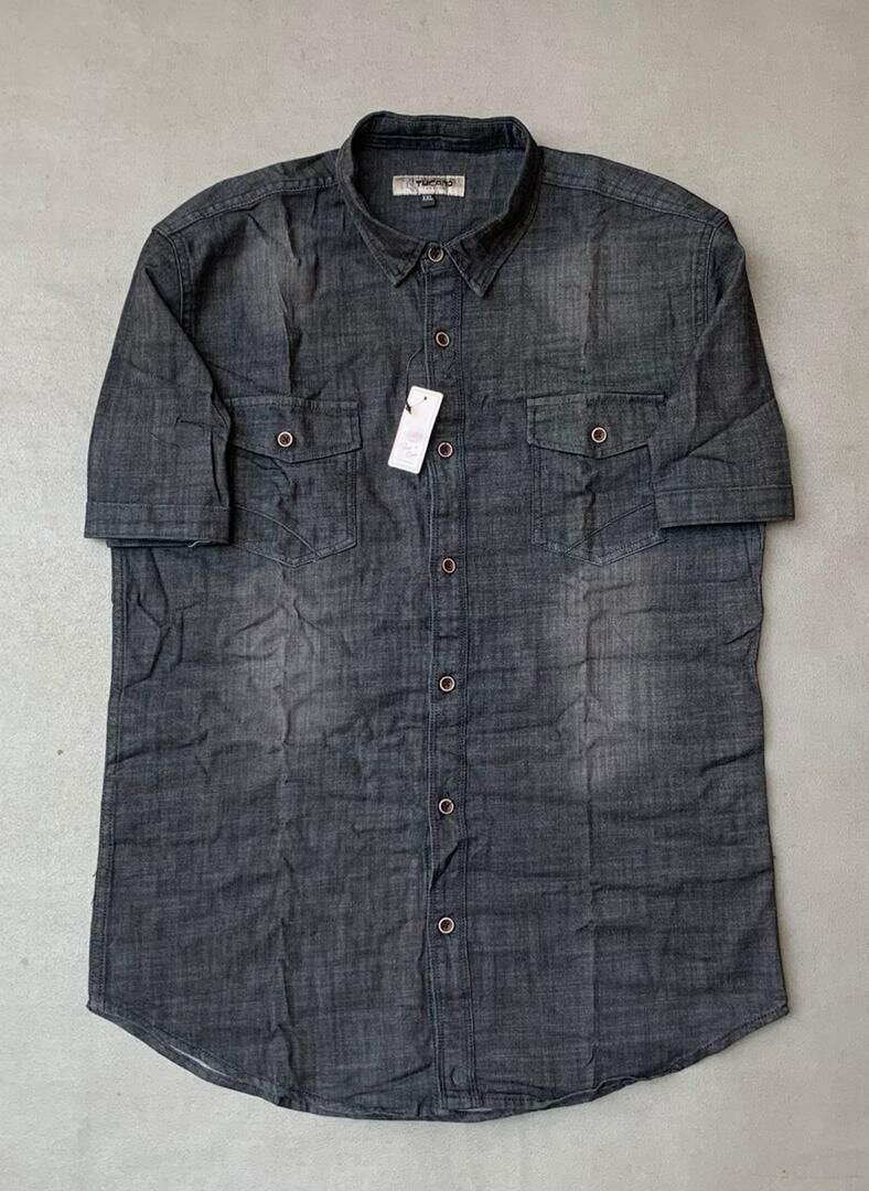Chemise en jean décontractée