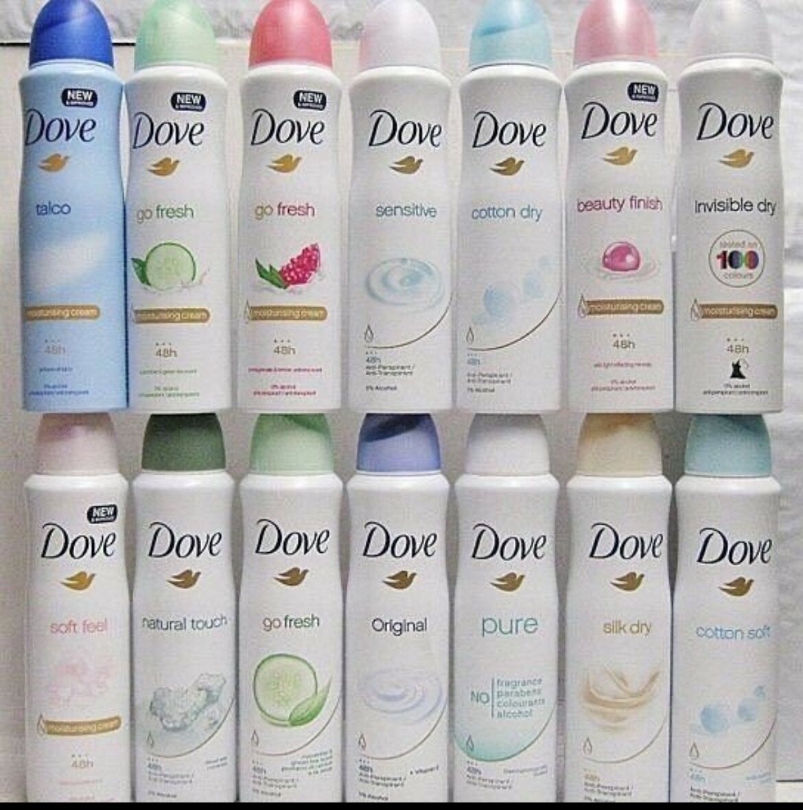 Dove Déodorant Spray Assortiment