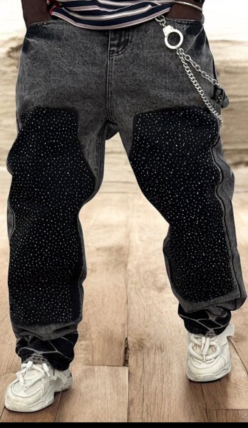 Jeans à strass pour hommes