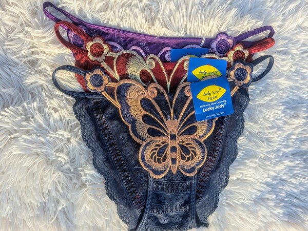 Butterfly lace panties