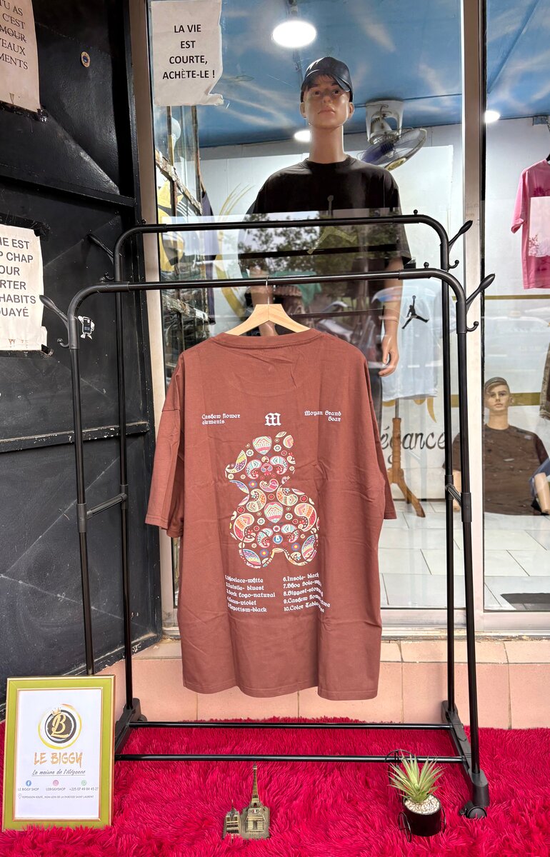 T-shirt à imprimé unique