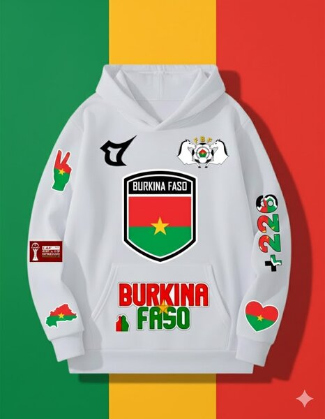 Sweat à Capuche Mali & Burkina Faso