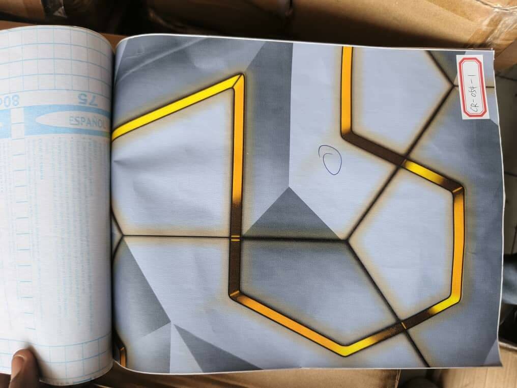 Papier peint géométrique 3D