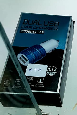 DUAL USB CARCHARGER Model: Ce-88