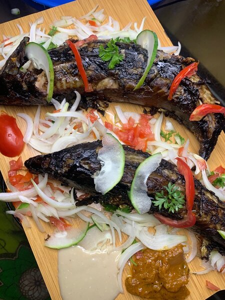 Poisson Grillé Épicé Savoureux