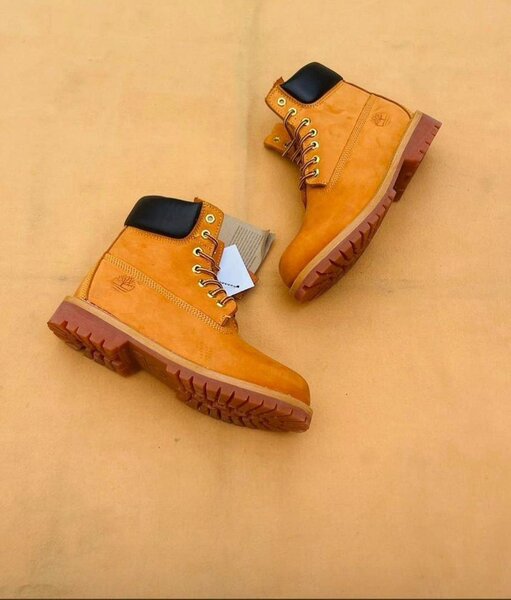 Bottes Timberland en cuir brun