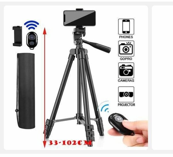 Trépied avec lumière LED