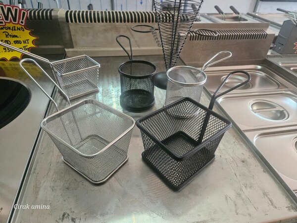 Paniers à frites en acier