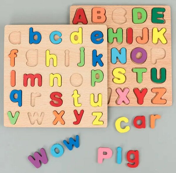Puzzle en bois alphabet