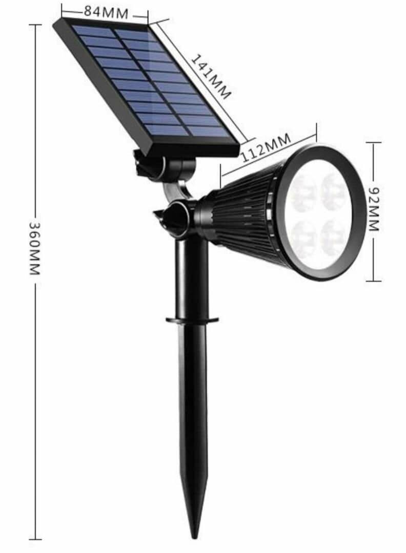Lampe pelouse solaire a lED