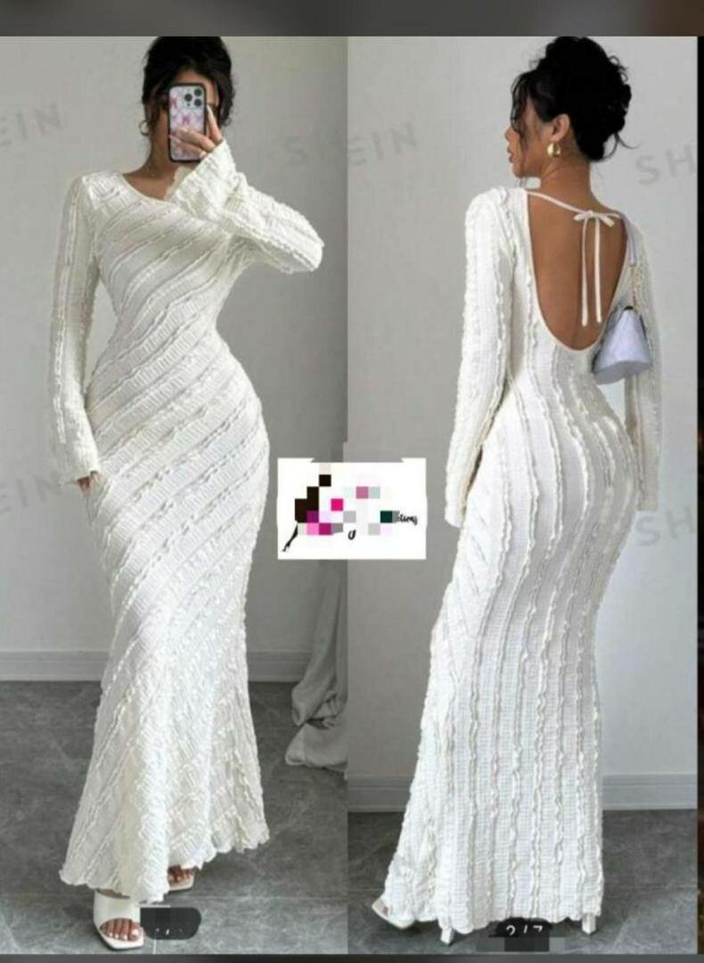 Robe élégante dos nu