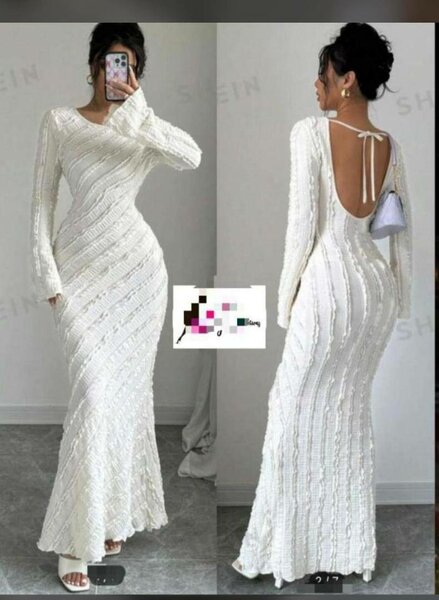 Robe élégante dos nu