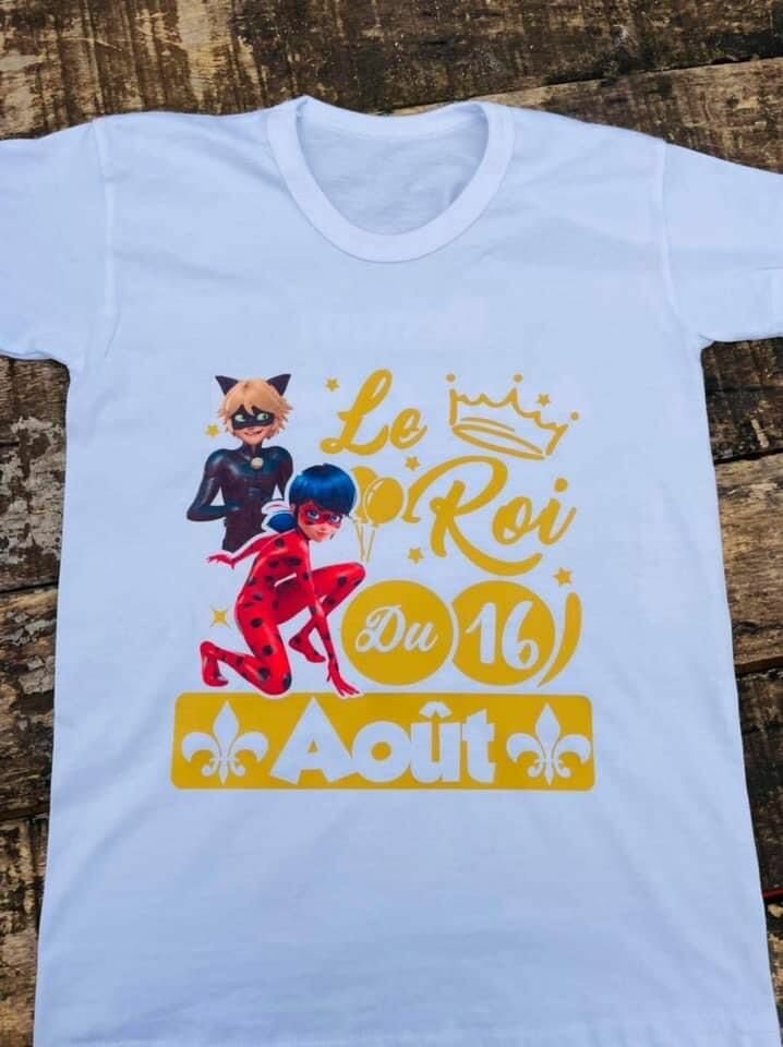 Confection de tee Shirt Anniversaire