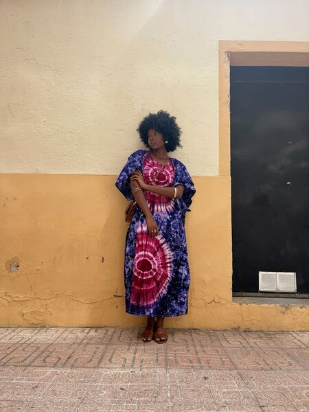 Boubou indigo original