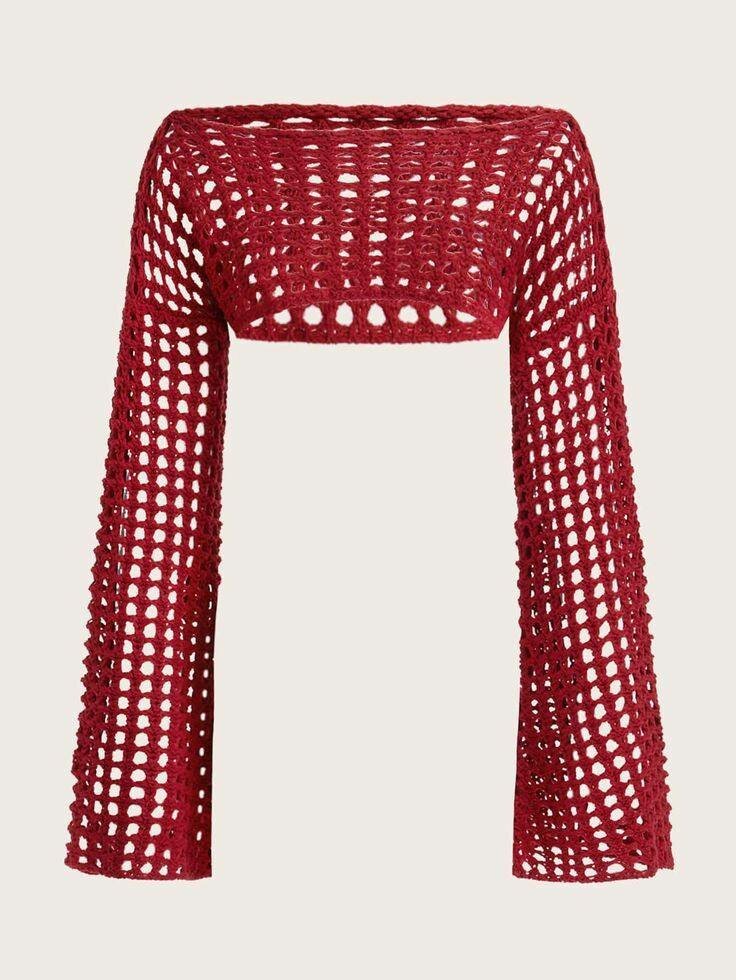 Boléro en crochet tendance