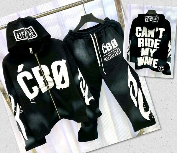 Survêtement streetwear noir