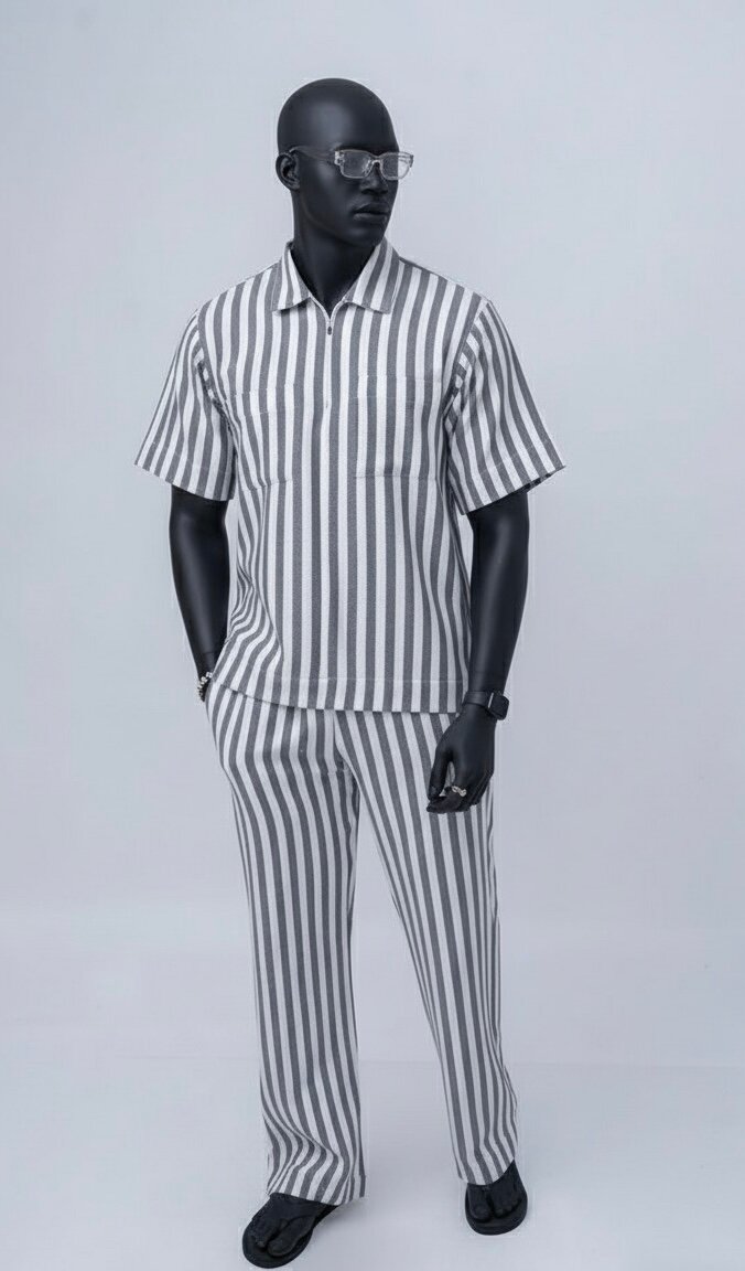 Ensemble rayé Homme