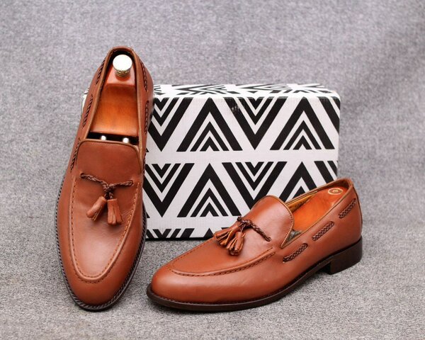 Mocassins élégants en cuir