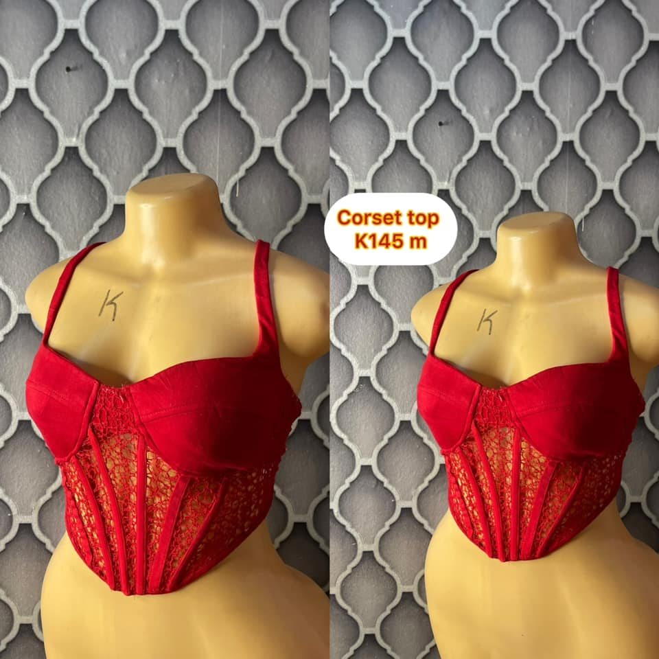 Beautiful thrifted corset tops and tops 