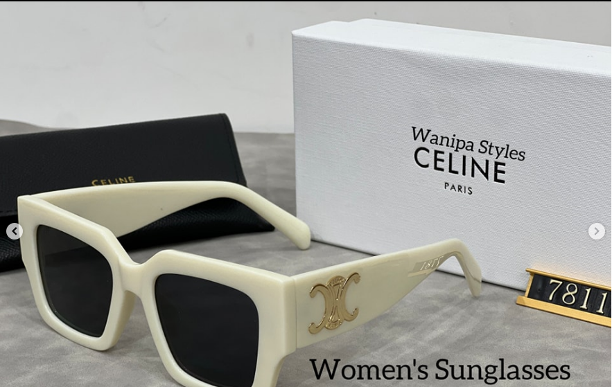 Luxury Ladies Sunglasses Celine White