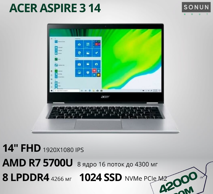 Ноутбук ACER ASPIRE 14
