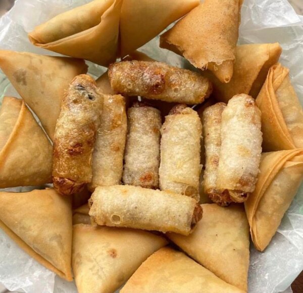 Assortiment d'entrées exotiques