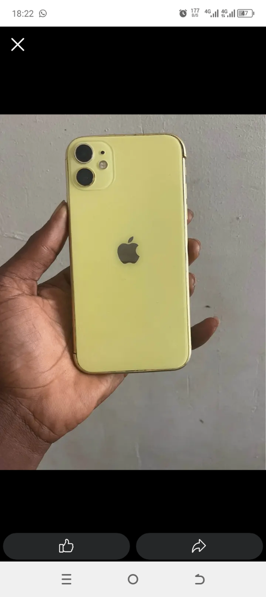 iPhone 11 Jaune