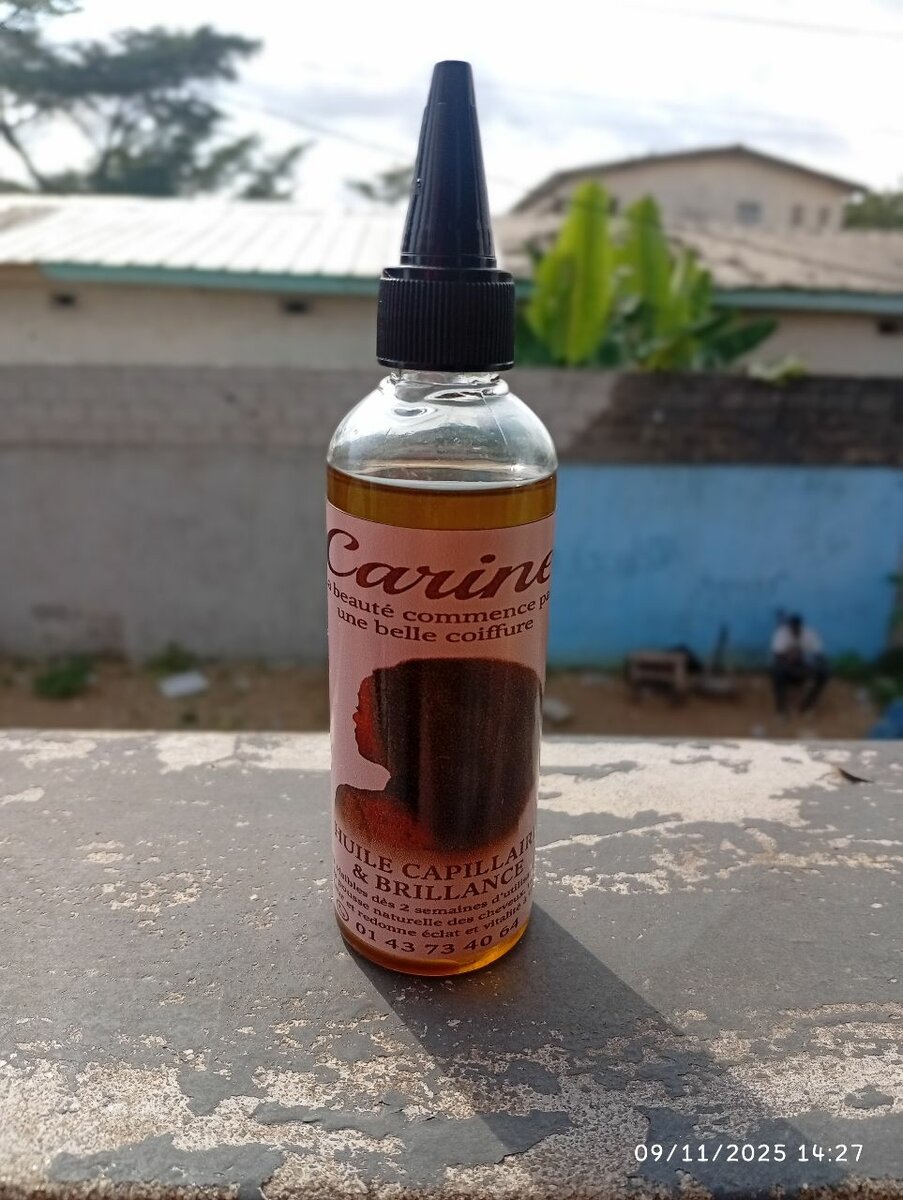 Huile Capillaire Brillance Carine