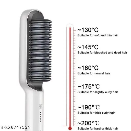 Electric 3 in 1 straightener comb