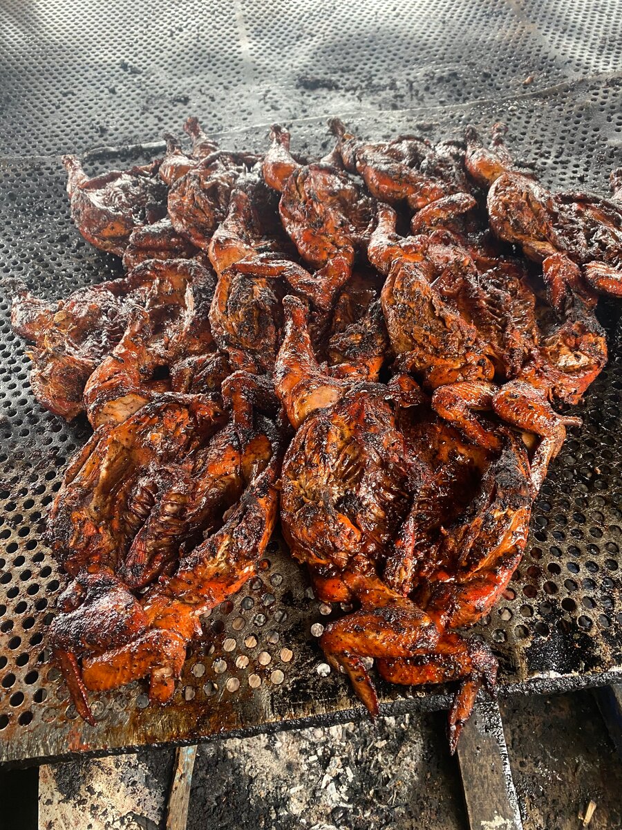 Poulet Grillé Épices Fumé