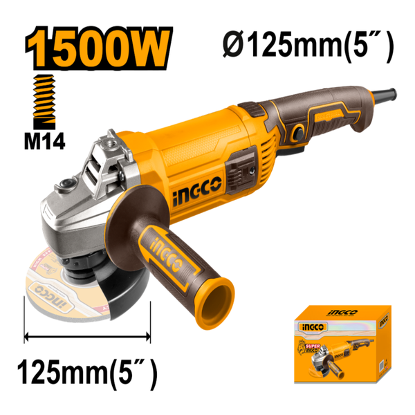 Meuleuse d'Angle 1500W 125mm