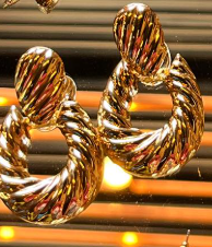 set of earrings Gold plated