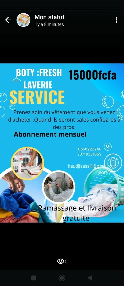 Laverie disponible pour vous