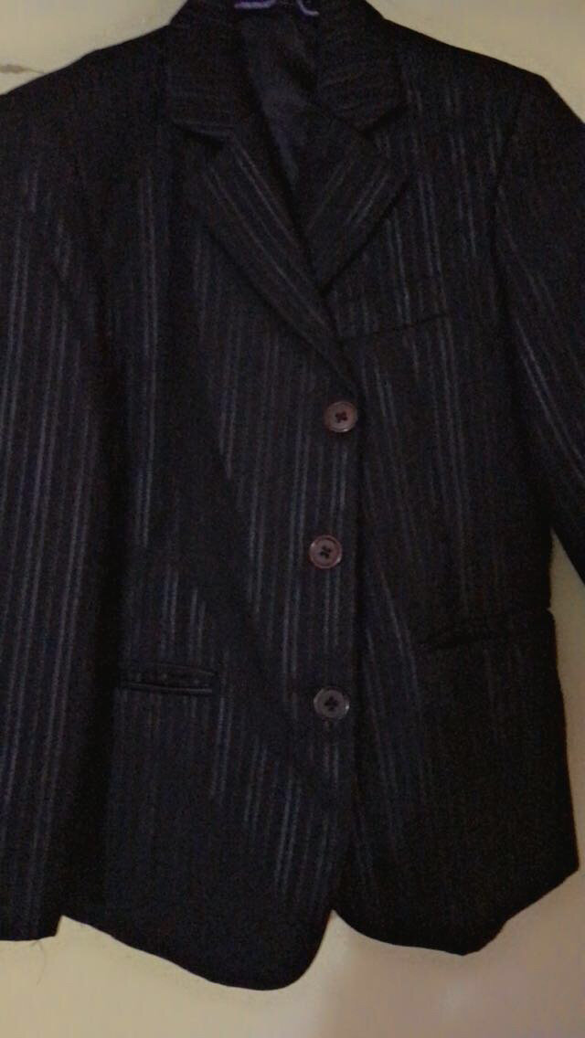 Blazer rayé élégant