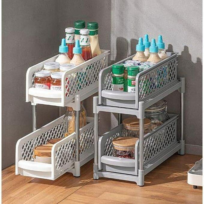 Étagère à Tiroirs Coulissants