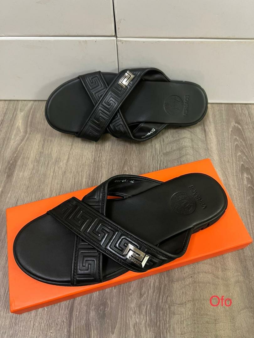 Sandales noires élégantes pour hommes