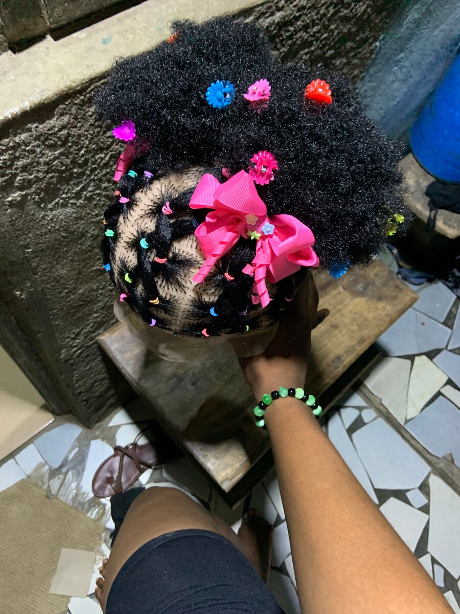 Perruque enfant colorée