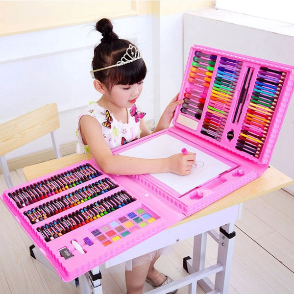 Kit de Dessin Créatif 208 pcs