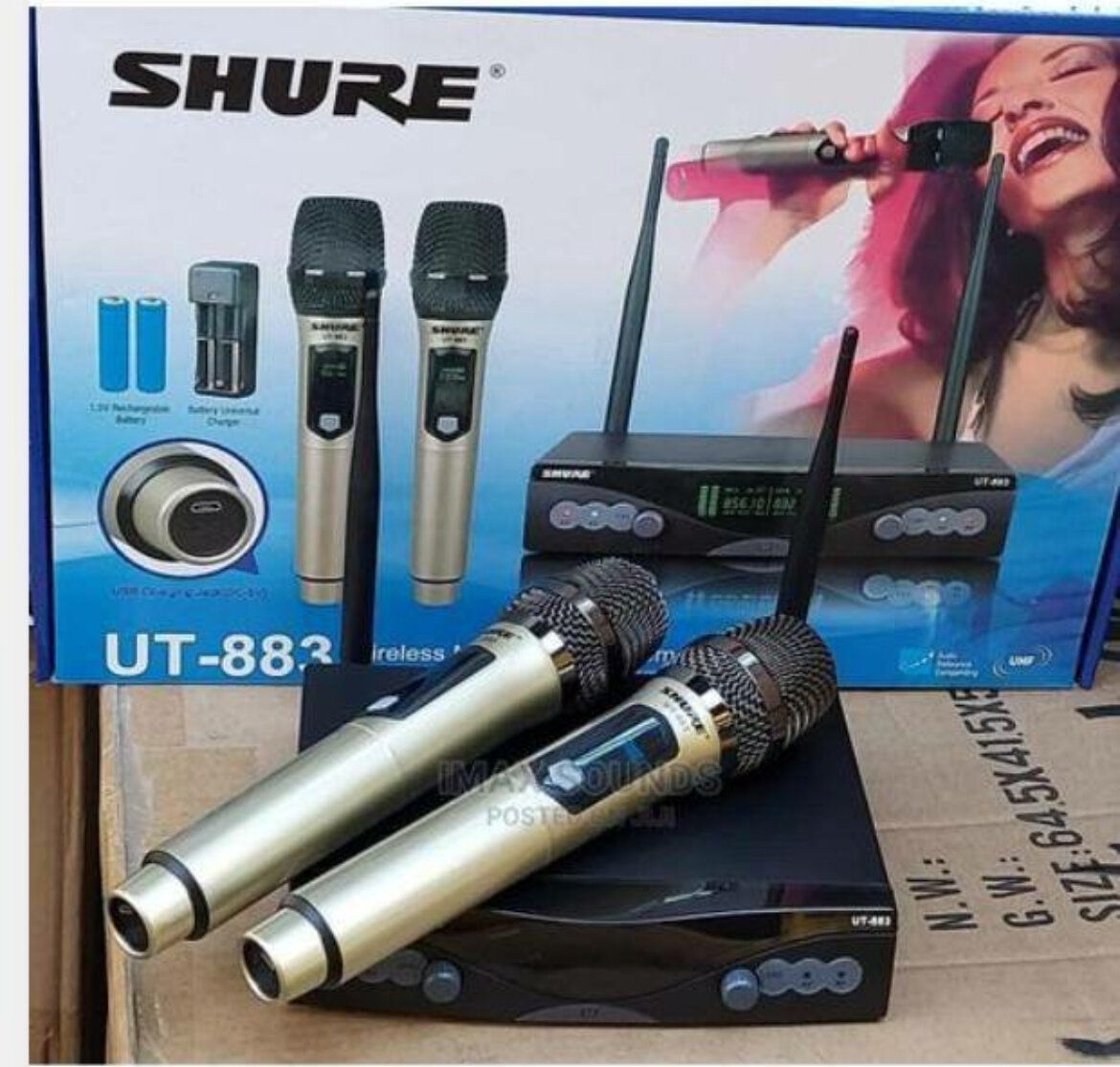 Microphone sans fil SHURE