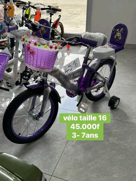 Vélo Enfant 16" Violet