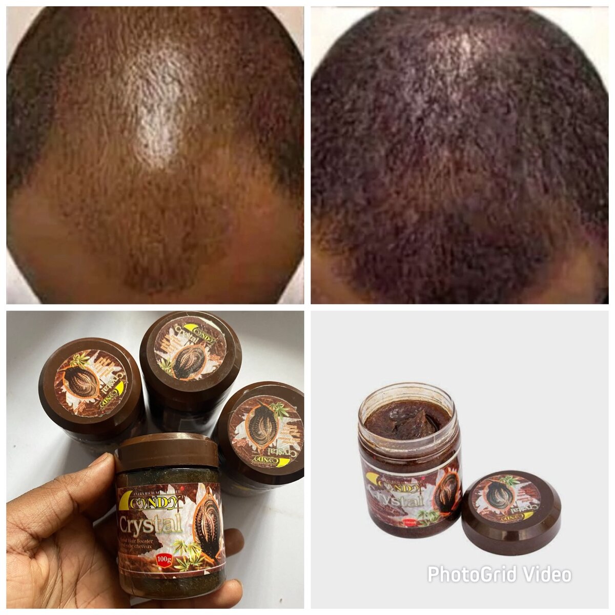 Pommade de cheveux Crystal