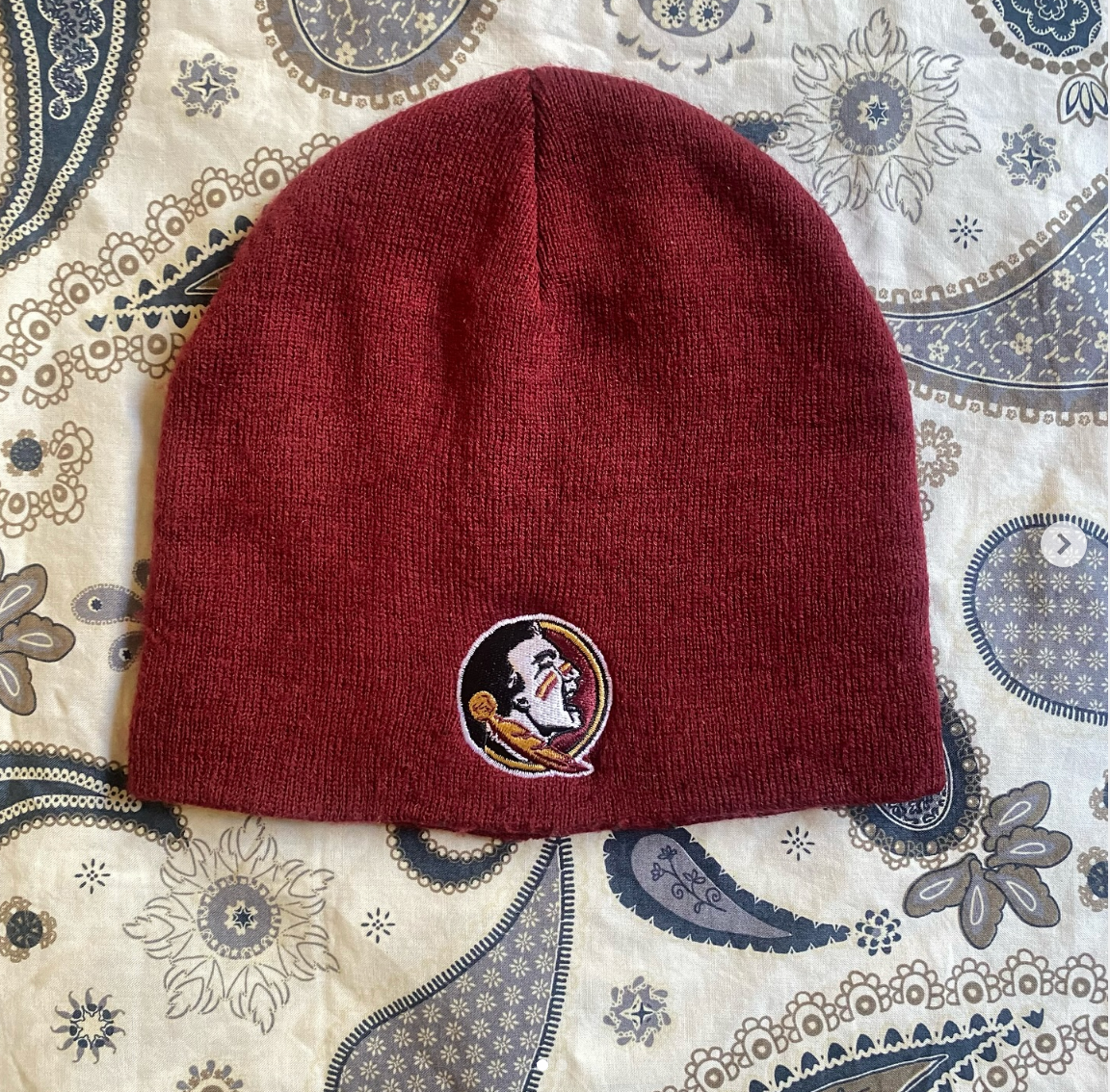 Florida state seminoes beanie One size fits most