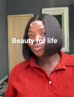 Bone straight hair.VSDD 