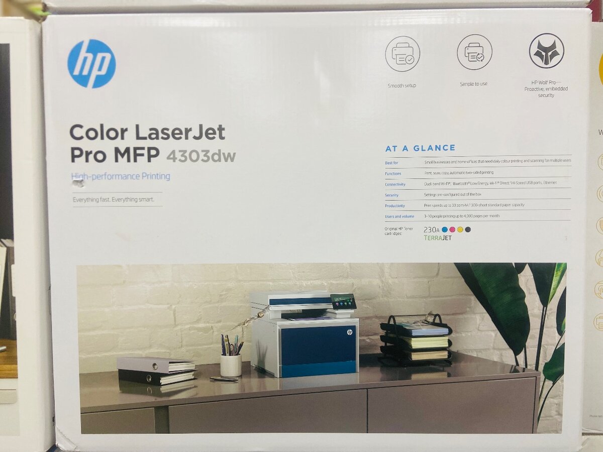 Hp Color LaserJet Pro MFP 4303dw printer