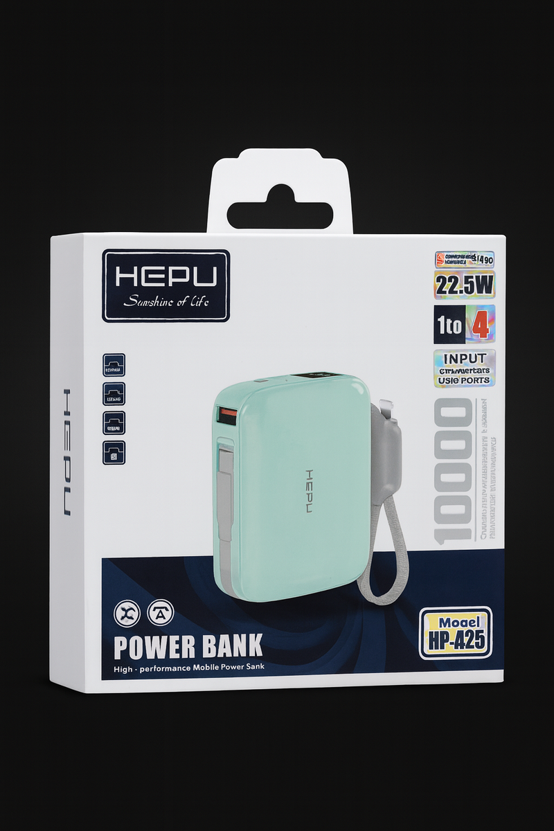 Chargeur Portable HEPU 10000mAh