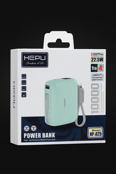 Chargeur Portable HEPU 10000mAh