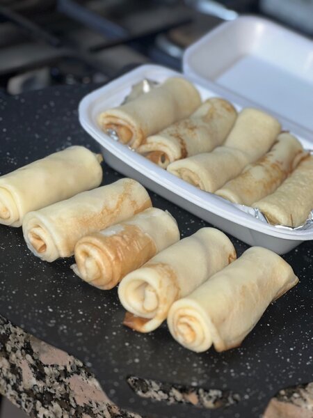 Crêpes nature sucrées