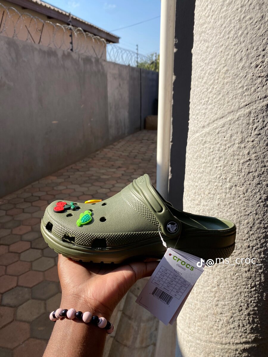 Or size of crocs for sell and tps