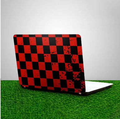 Square Pattern Laptop Back Skin Sticker-Laptop Back Skin-Laptop Skin Vinyl Sticker Decal, 13 13.3 14.6 15 15.4 15.6 Inch Laptop Skin Sticker Cover For All Laptops