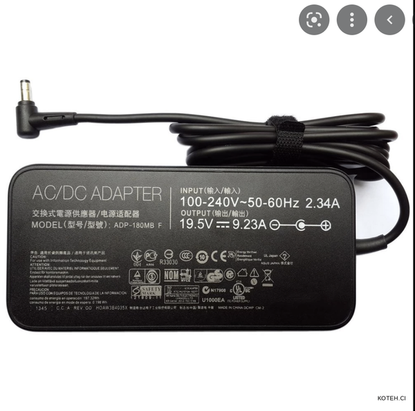 ASUS Chargeur Gaming 19v6.32A
